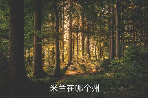  米蘭在哪個(gè)州