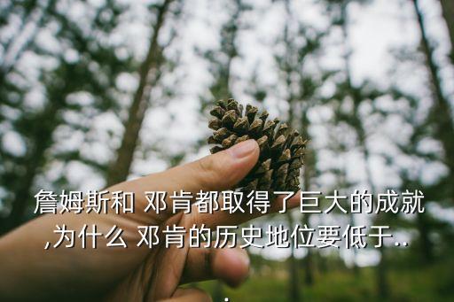  詹姆斯和 鄧肯都取得了巨大的成就,為什么 鄧肯的歷史地位要低于...