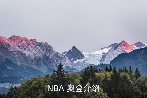 NBA 奧登介紹