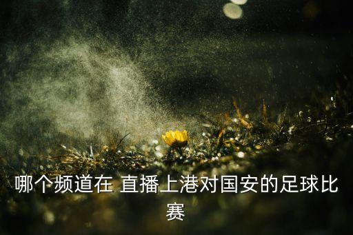 哪個(gè)頻道在 直播上港對國安的足球比賽