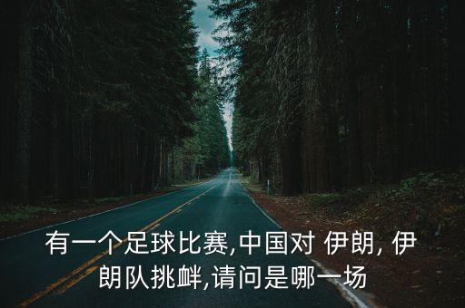 中國踢伊朗在哪個(gè)國家,我對中國足球的印象有所改變