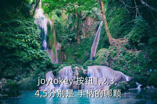 joytokey 按鈕1,2,3,4,5分別是 手柄的哪顆