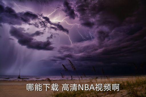 哪能下載 高清NBA視頻啊