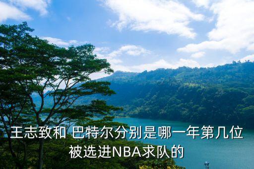 王志致和 巴特爾分別是哪一年第幾位被選進(jìn)NBA求隊的