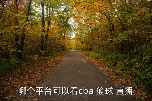 哪個平臺可以看cba 籃球 直播