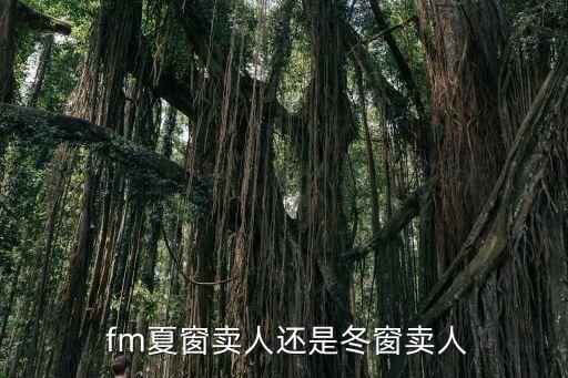  fm夏窗賣(mài)人還是冬窗賣(mài)人