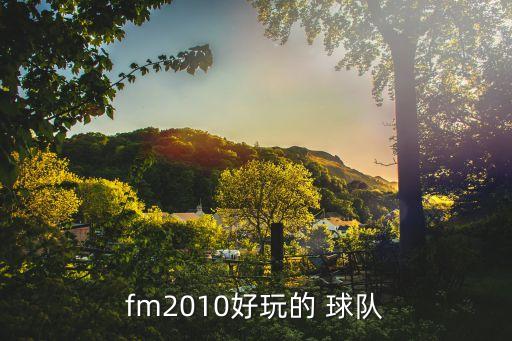 fm2010好玩的 球隊