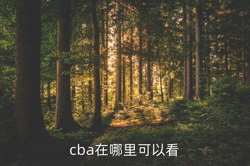 哪個(gè)app有CBA,怎么看cba直播?看這里!