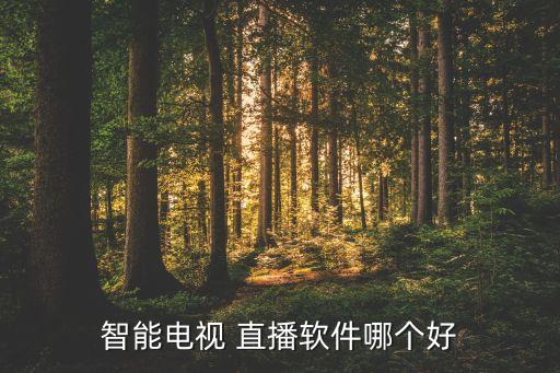 智能電視 直播軟件哪個(gè)好