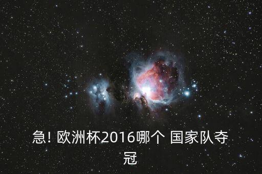 歐洲杯2016哪個(gè)國家強,葡萄牙擊敗法國隊奪歐洲杯冠軍