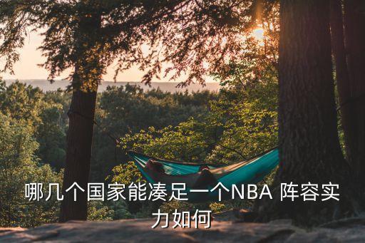 哪幾個(gè)國家能湊足一個(gè)NBA 陣容實(shí)力如何