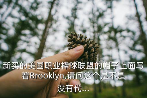 新買(mǎi)的美國職業(yè)棒球聯(lián)盟的帽子上面寫(xiě)著(zhù)Brooklyn,請問(wèn)這個(gè)是不是沒(méi)有代...