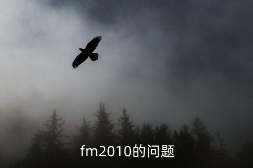  fm2010的問(wèn)題