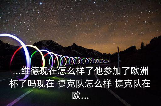 ...維德現在怎么樣了他參加了歐洲杯了嗎現在 捷克隊怎么樣 捷克隊在歐...