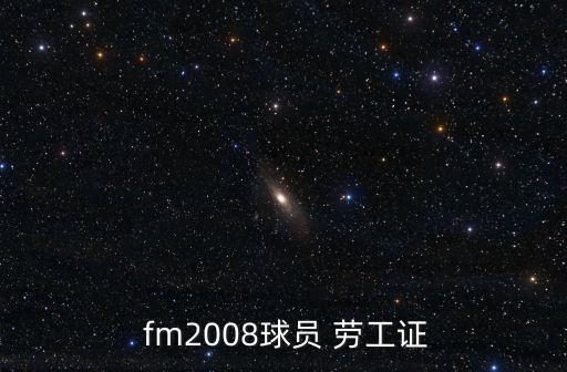  fm2008球員 勞工證