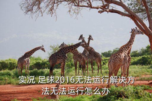  實(shí)況 足球2016無法運(yùn)行解決方法無法運(yùn)行怎么辦