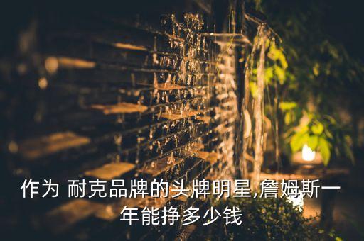 作為 耐克品牌的頭牌明星,詹姆斯一年能掙多少錢(qián)