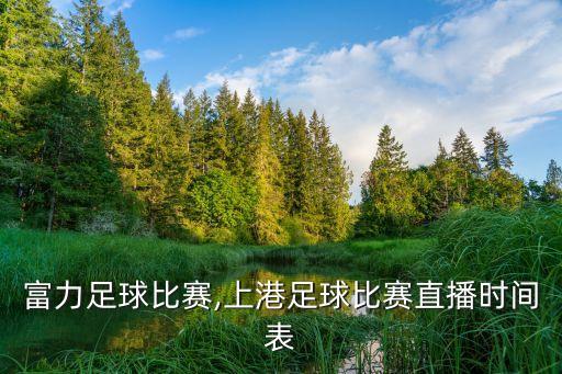 上港富力足球比賽,上港足球比賽直播時間表