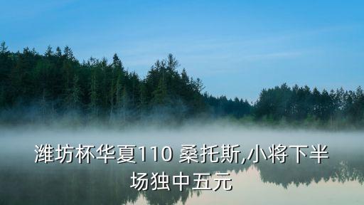 濰坊杯華夏110 桑托斯,小將下半場(chǎng)獨中五元