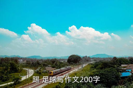踢 足球?qū)懽魑?00字