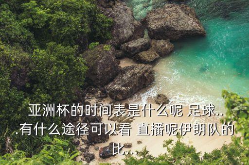 亞洲杯足球電視直播,u20亞洲杯2023 電視直播