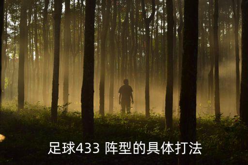 足球陣型功克,足球433陣型解析