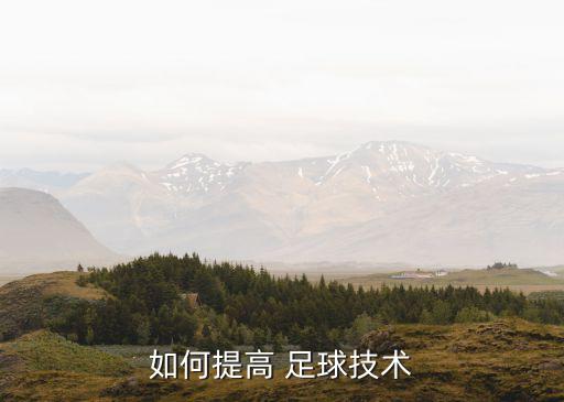 如何提高 足球技術(shù)