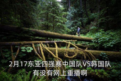 2月17東亞四強(qiáng)賽中國(guó)隊(duì)VS韓國(guó)隊(duì)有沒有網(wǎng)上重播啊