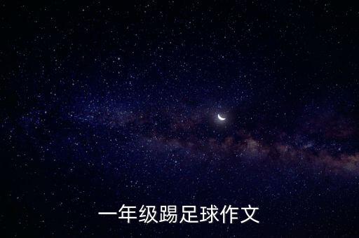 一年級(jí)踢足球作文