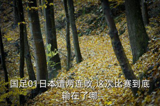 國(guó)足01日本遭兩連敗,這次比賽到底輸在了哪