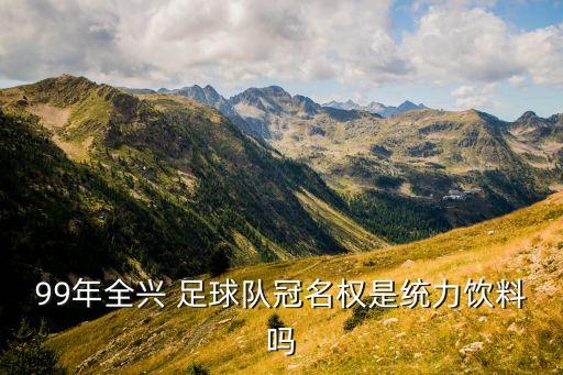 99年全興 足球隊(duì)冠名權(quán)是統(tǒng)力飲料嗎