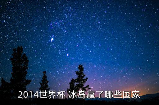 2014世界杯 冰島贏了哪些國家