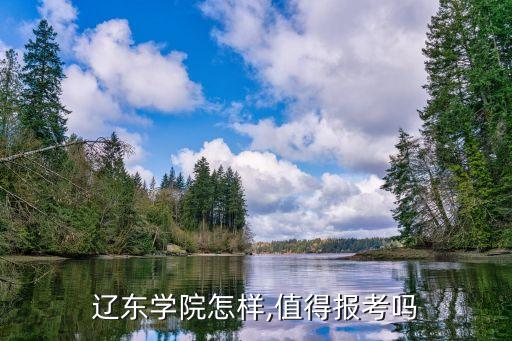 遼東學(xué)院怎樣,值得報考嗎