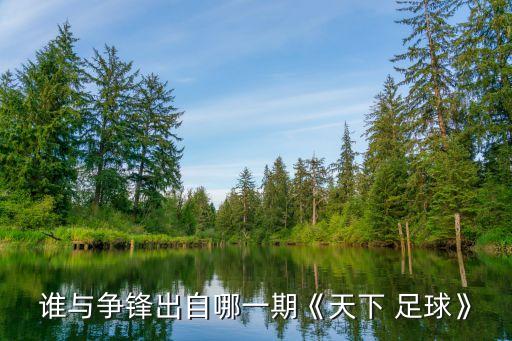 誰與爭鋒出自哪一期《天下 足球》