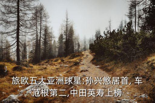旅歐五大亞洲球星:孫興慜居首, 車范根第二,中田英壽上榜
