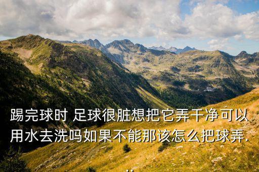 用什么工具清洗足球,清洗太陽能熱水器需要什么工具