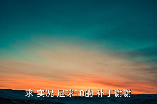 實(shí)況足球10球場(chǎng)補(bǔ)丁