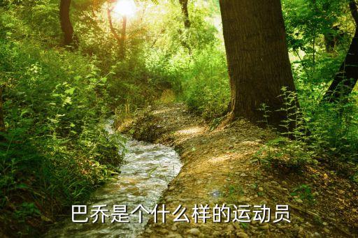  巴喬是個什么樣的運動員