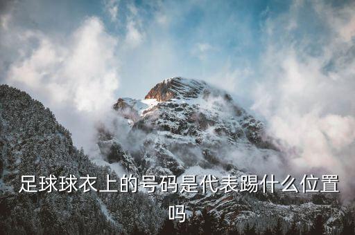 足球服16號(hào)的意義