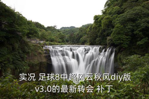  實(shí)況 足球8中超風(fēng)云秋風(fēng)diy版v3.0的最新轉(zhuǎn)會(huì) 補(bǔ)丁