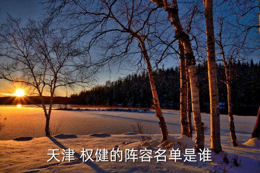 天津 權(quán)健的陣容名單是誰(shuí)