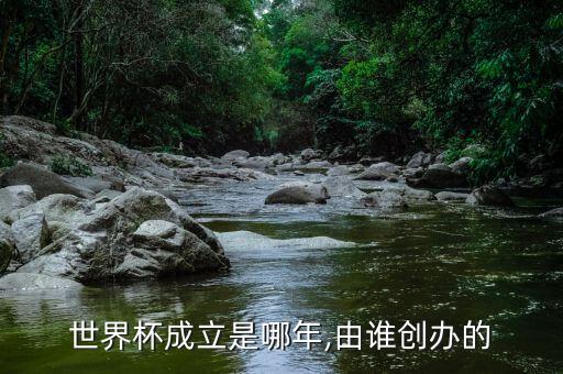 世界杯成立是哪年,由誰創(chuàng)辦的