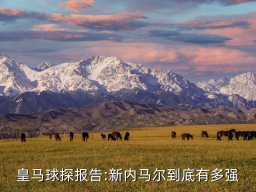 皇馬球探報告:新內(nèi)馬爾到底有多強