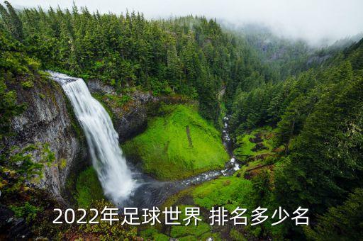 2022年足球世界 排名多少名