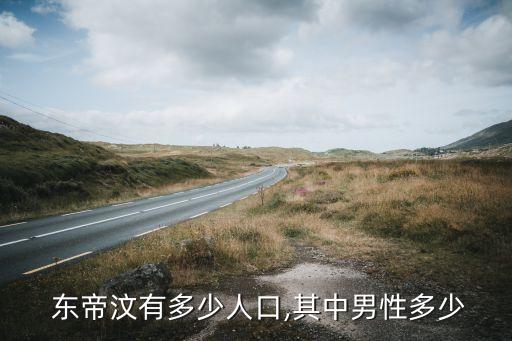  東帝汶有多少人口,其中男性多少