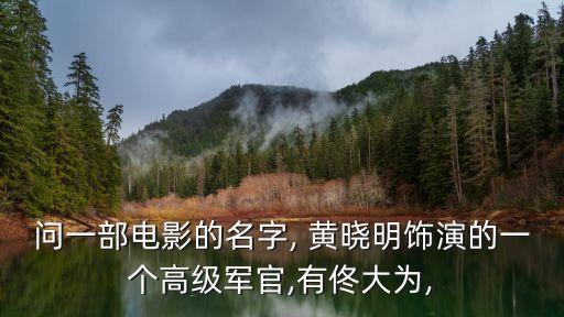 問(wèn)一部電影的名字, 黃曉明飾演的一個(gè)高級(jí)軍官,有佟大為,