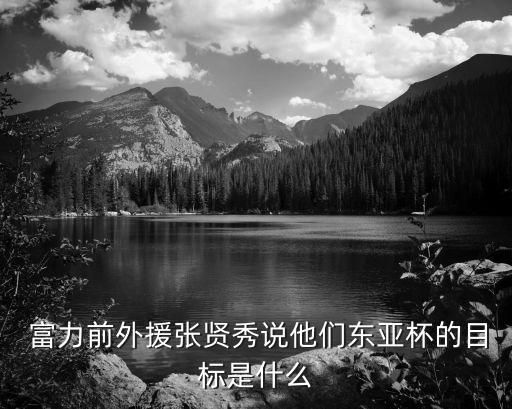  富力前外援張賢秀說他們東亞杯的目標(biāo)是什么