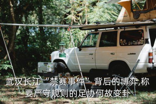 武漢長江“禁賽事件”背后的博弈,稱要嚴(yán)守規(guī)則的足協(xié)何故變卦