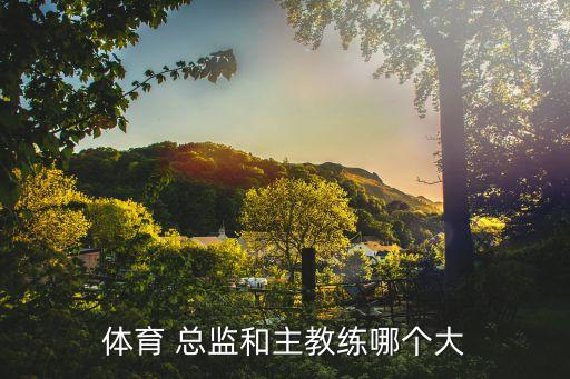 體育 總監(jiān)和主教練哪個(gè)大