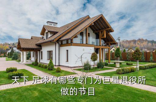  天下 足球有哪些專門為巨星退役所做的節(jié)目